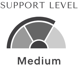 Support level: medium