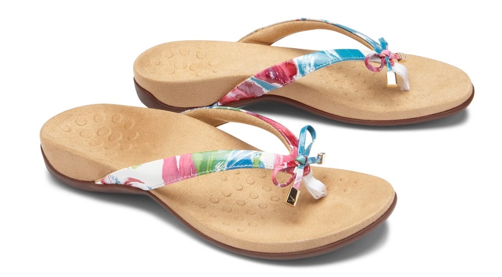 Bella II White Floral sandals