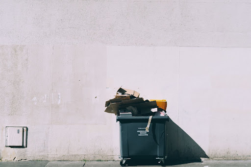 Full dumpster