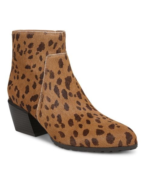 Tan Leopard Calf Hair
