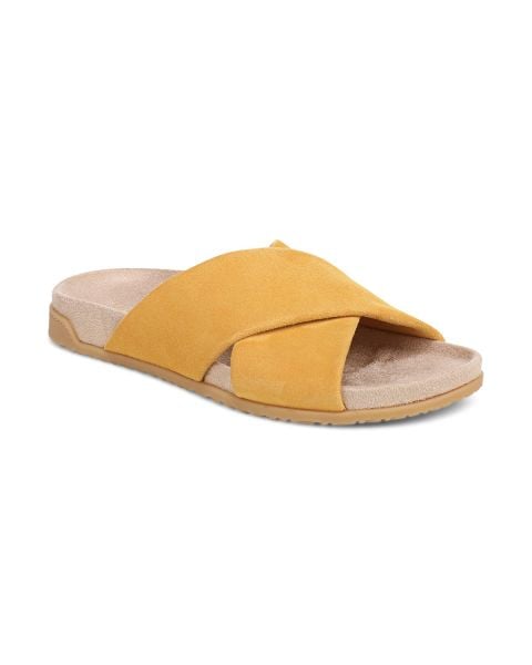 Amber Yellow Suede