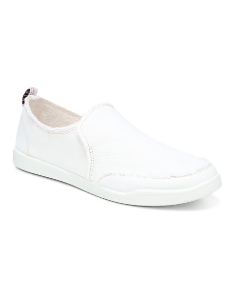 vionic canvas slip on sneakers