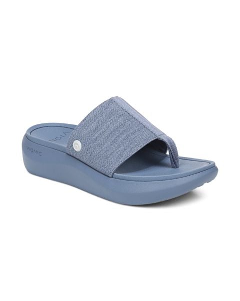 Beach Aqua Platform Toe Post Sandal
