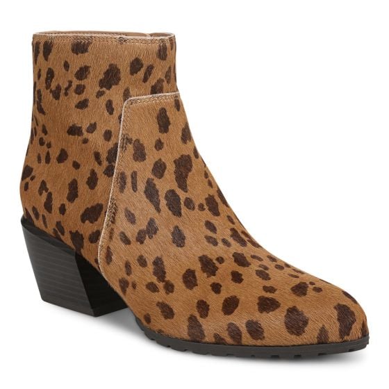 Tan Leopard Calf Hair
