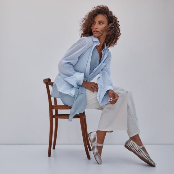 Alameda Woven Mary Jane Flat