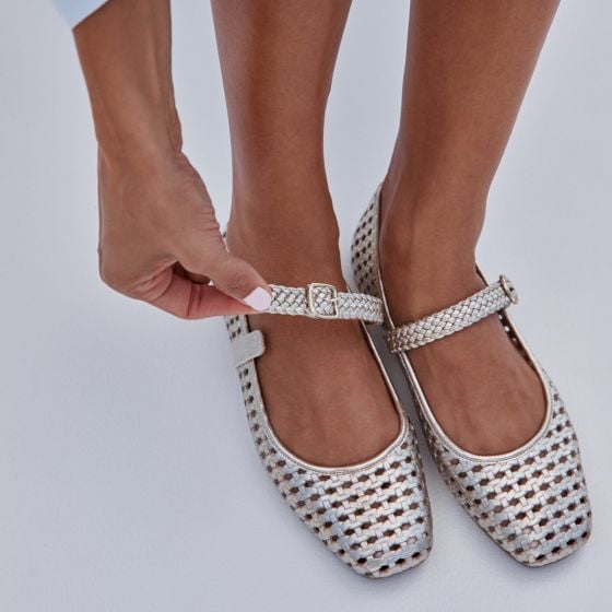 Alameda Woven Mary Jane Flat