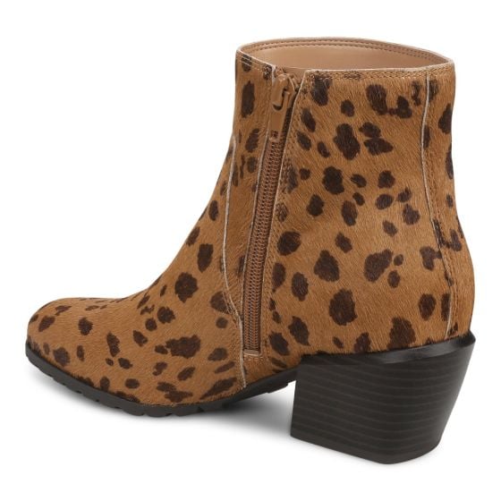 Tan Leopard Calf Hair