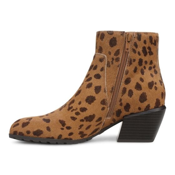 Tan Leopard Calf Hair