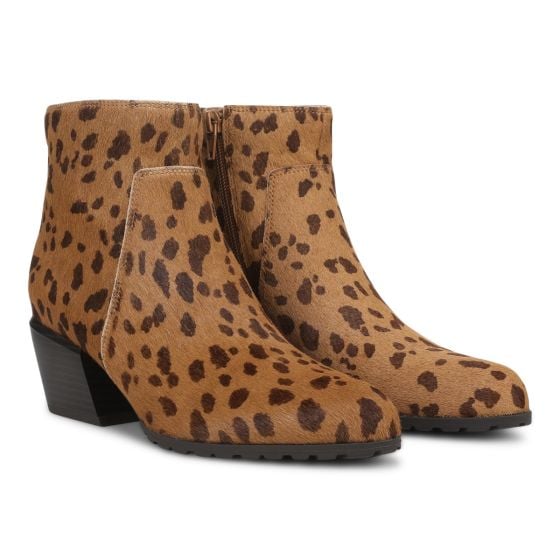 Tan Leopard Calf Hair
