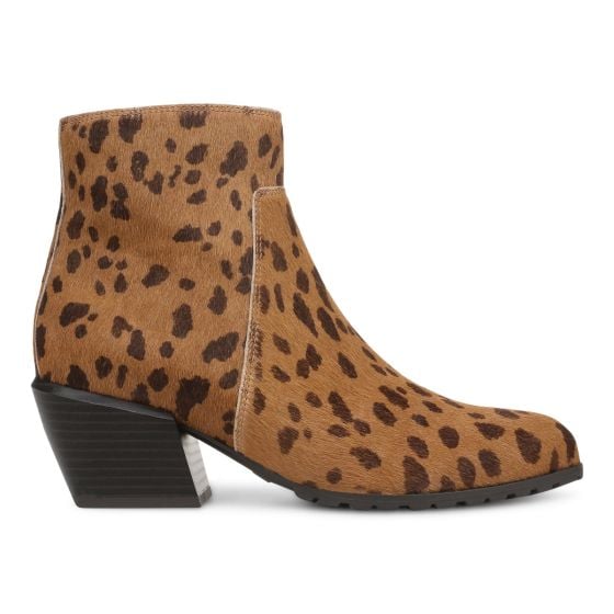 Tan Leopard Calf Hair