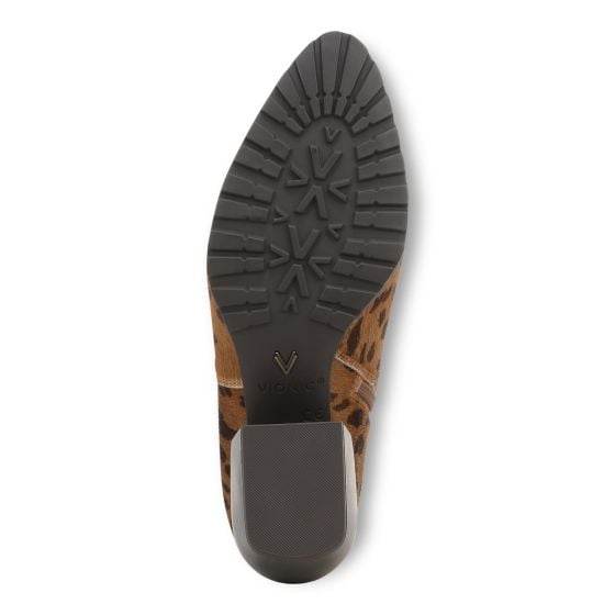 Tan Leopard Calf Hair-Sole