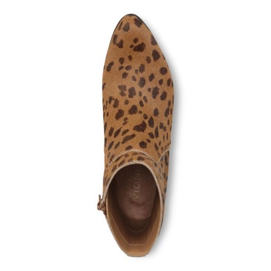 Tan Leopard Calf Hair