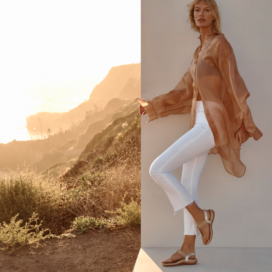 Brea Toe Post Slingback Sandal