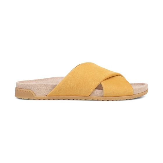 Amber Yellow Suede