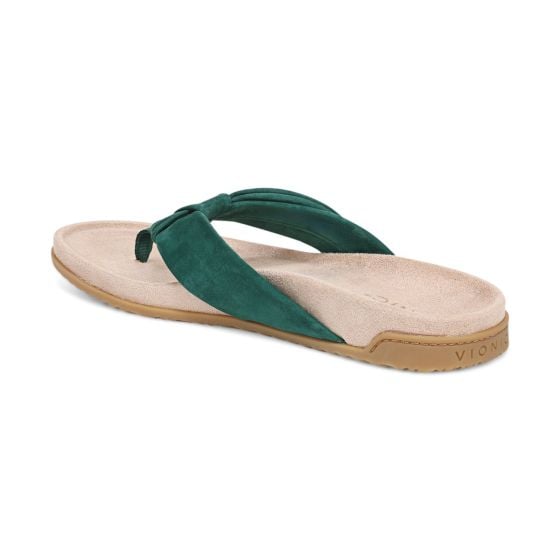 Posy Green Suede