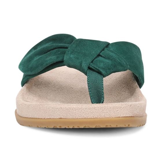 Posy Green Suede