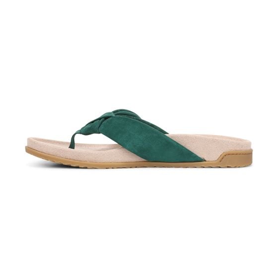 Posy Green Suede