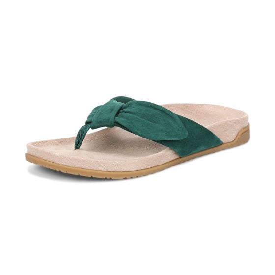 Posy Green Suede