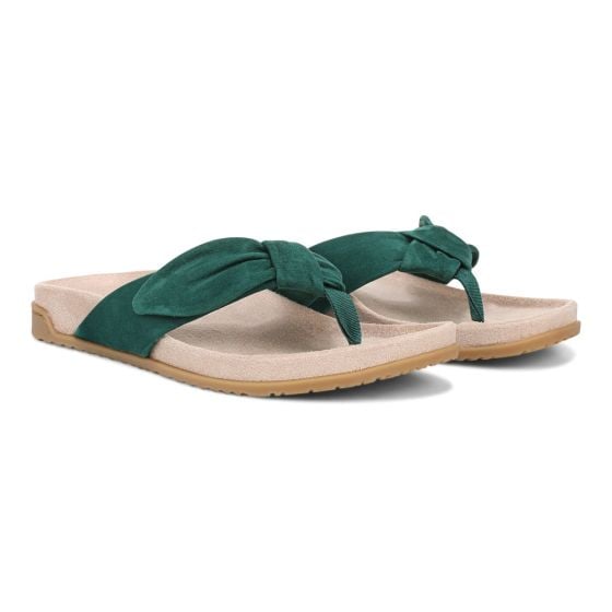 Posy Green Suede