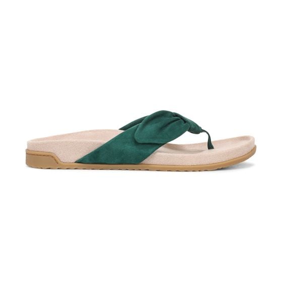 Posy Green Suede