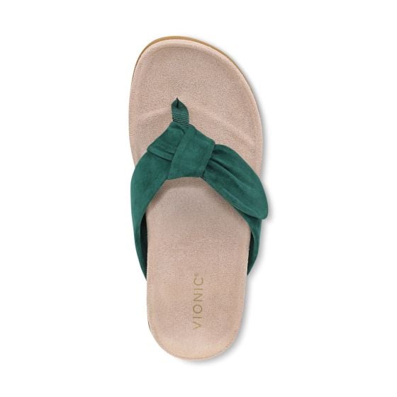 Posy Green Suede