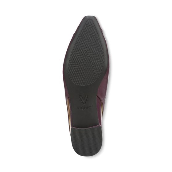Winter Plum Leather-Sole