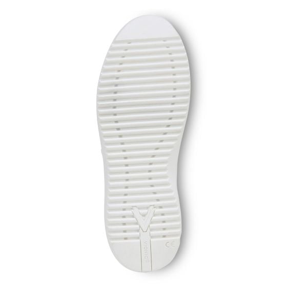 White Leather-Sole