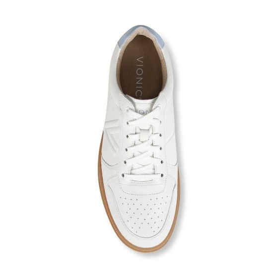White Skyway Suede