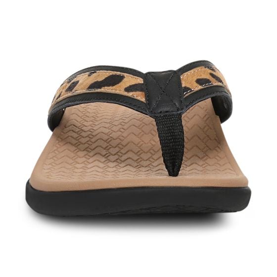 Black Leopard Print Suede