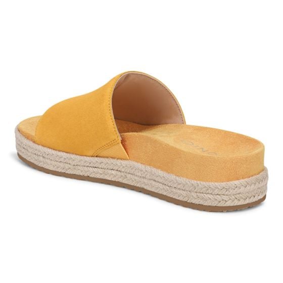 Amber Yellow Suede