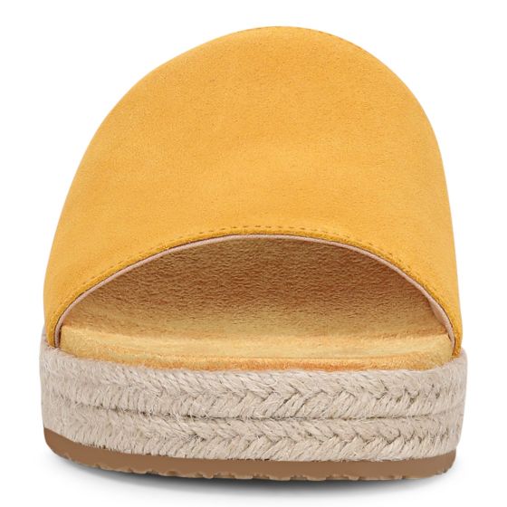 Amber Yellow Suede