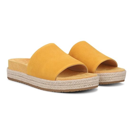 Amber Yellow Suede