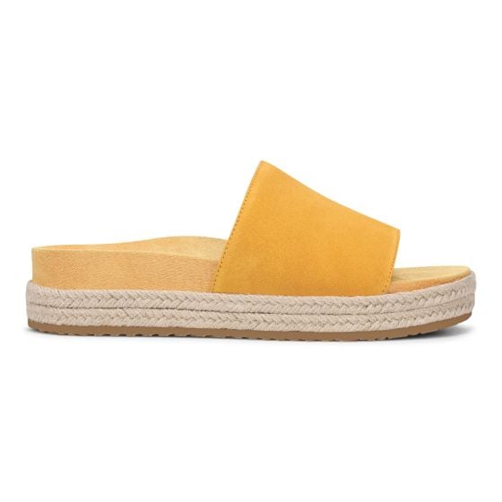 Amber Yellow Suede