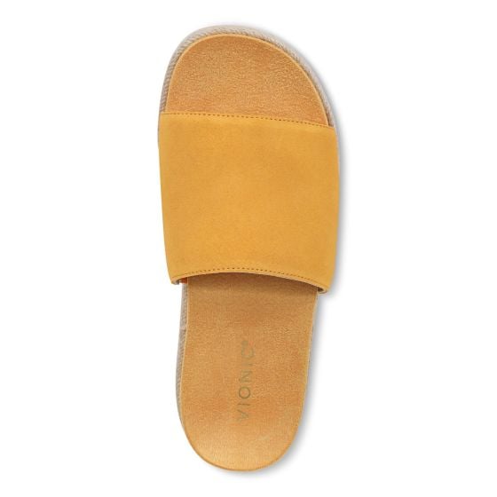 Amber Yellow Suede