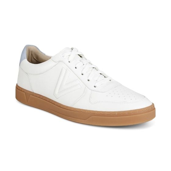 White Skyway Suede