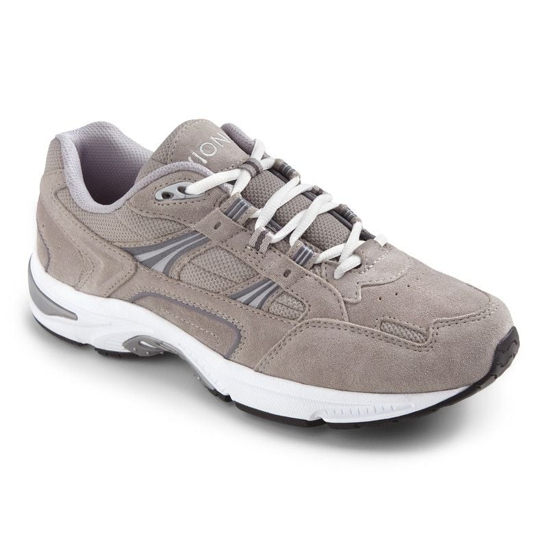 7 Medium Mens Walking Shoes Grey Orthaheel Vionic Endurance 