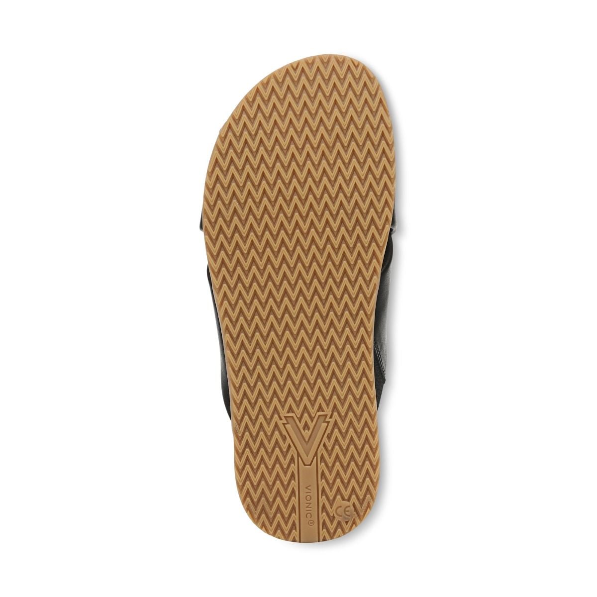 как выглядит VIONIC Etna Slide Sandal - Black Leather NEW фото
