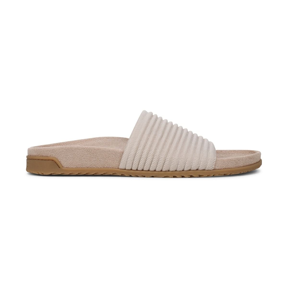 Vionic Women's Evie Knit Slide Sandals- Cream