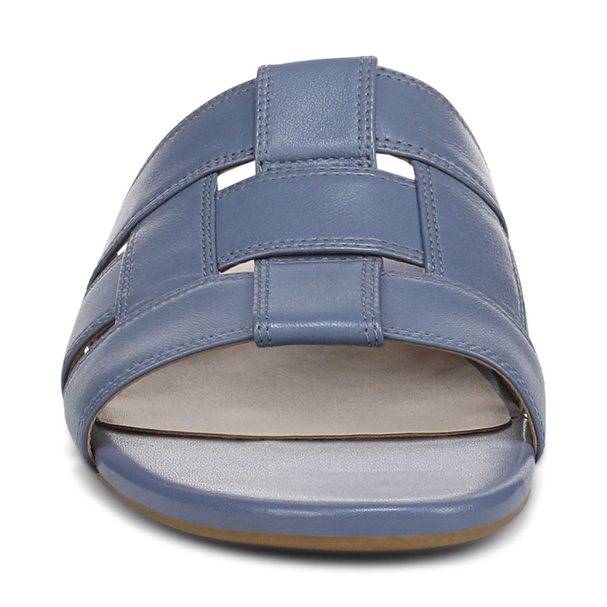 как выглядит VIONIC Glendora Slide Sandal - Pacific Blue Leather NEW фото