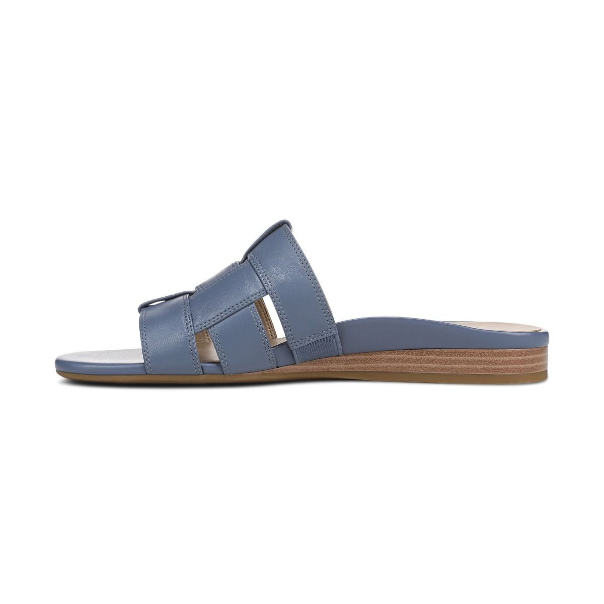 как выглядит VIONIC Glendora Slide Sandal - Pacific Blue Leather NEW фото