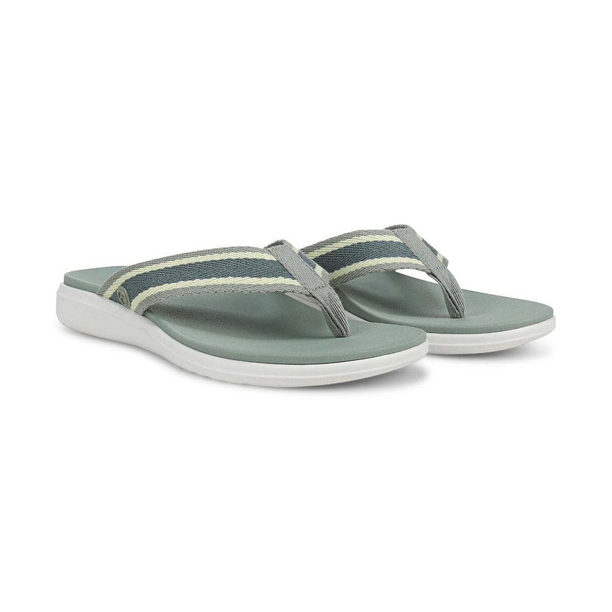 Orthopedic Footbed Flip Flops Fabric Toe Post Beach Sandals Size 7-15 Women main image 3