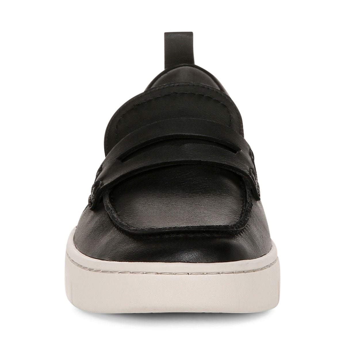 Uptown Hustle in White Sleek Velvet Loafers main image 0
