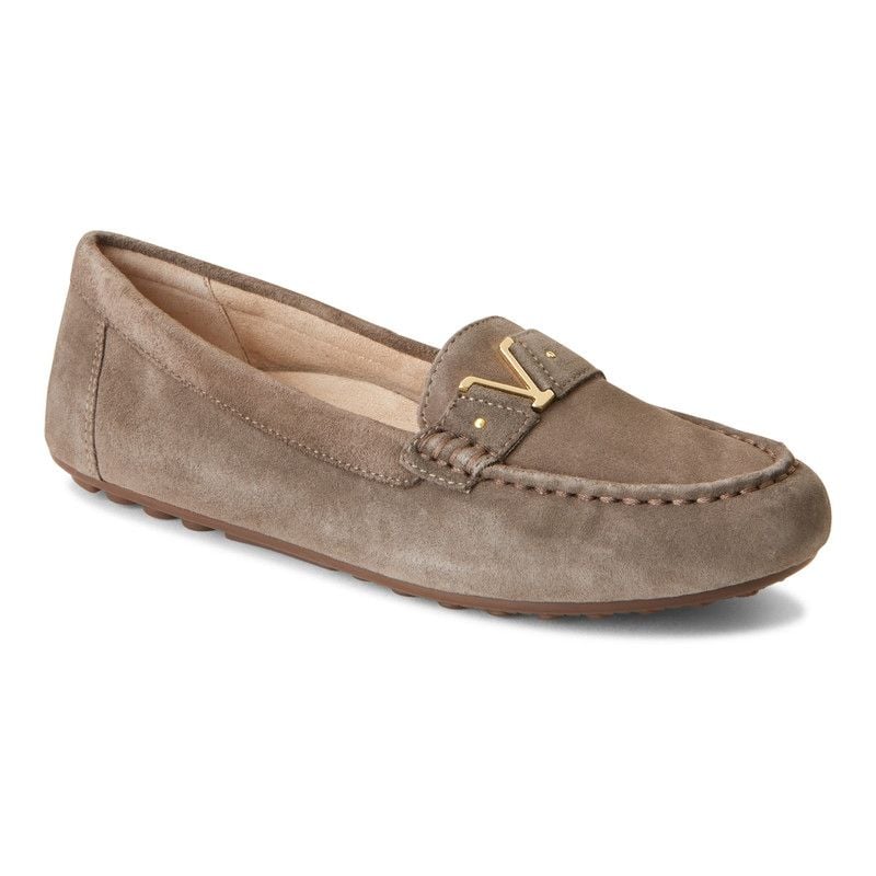 Vionic Womens Suede Slip On Loafer Moccasins Flats BHFO 0398 