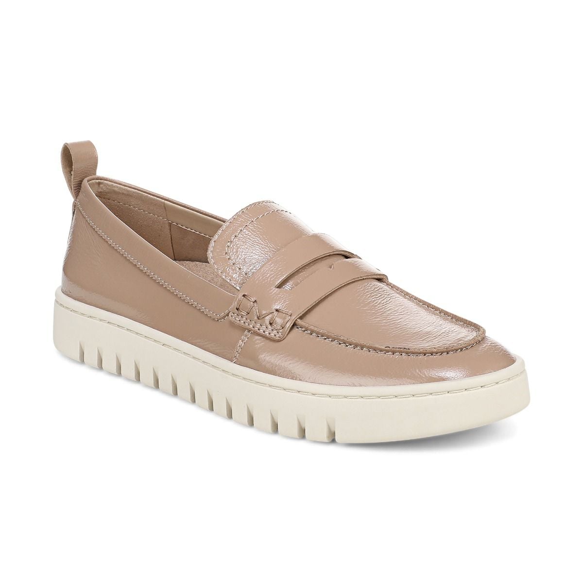 VIONIC Uptown Loafer – Desert Sand Patent Leather NEW