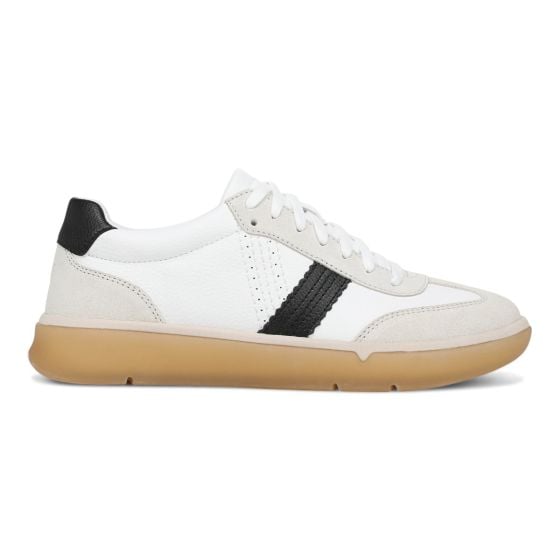 White Black Leather
