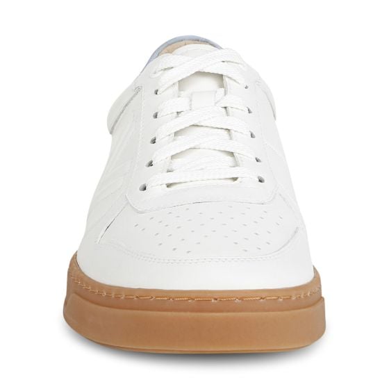 White Skyway Suede
