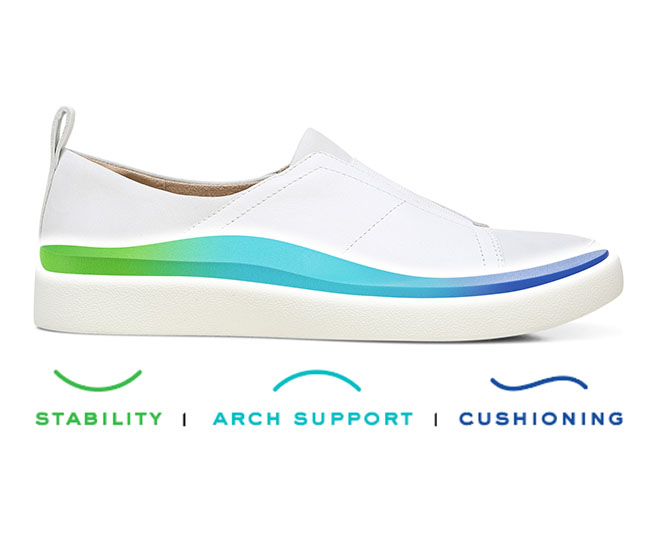 vionic zinah slip on sneaker