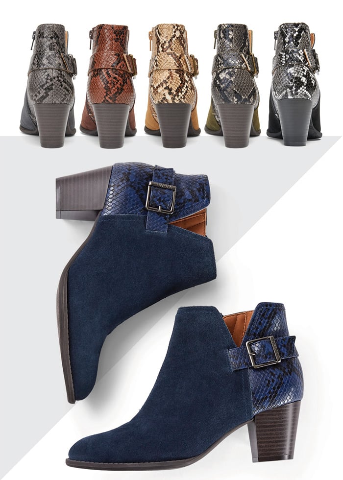 qvc suede ankle boots