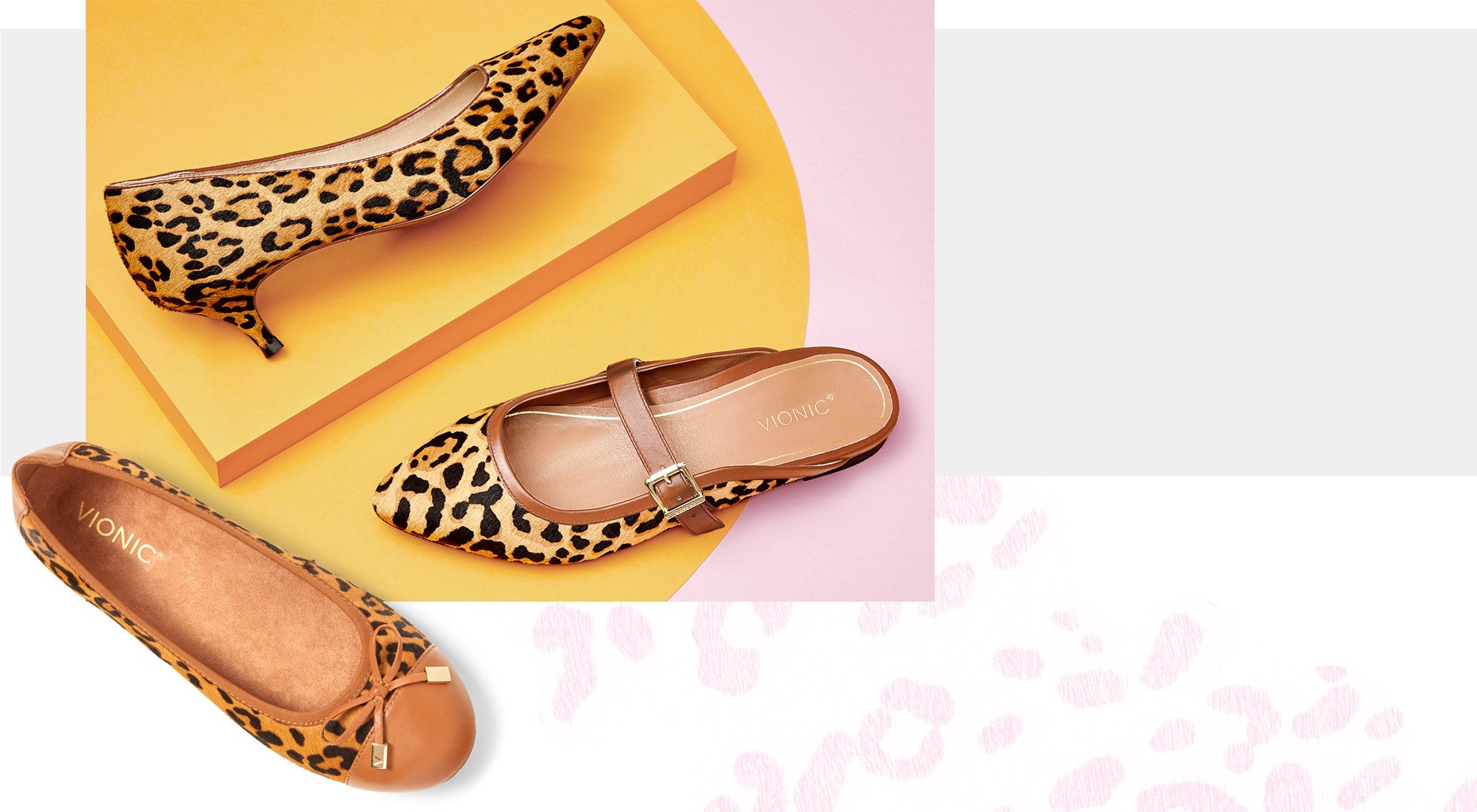vionic sandals leopard print