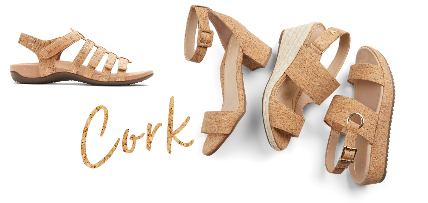 Cork Shoes: Sandals, Wedges, Flip Flops 